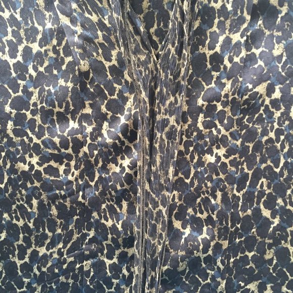 Elie Tahari Brenna Sleeveless Leopard Print Silk Blouse - Picture 11 of 13